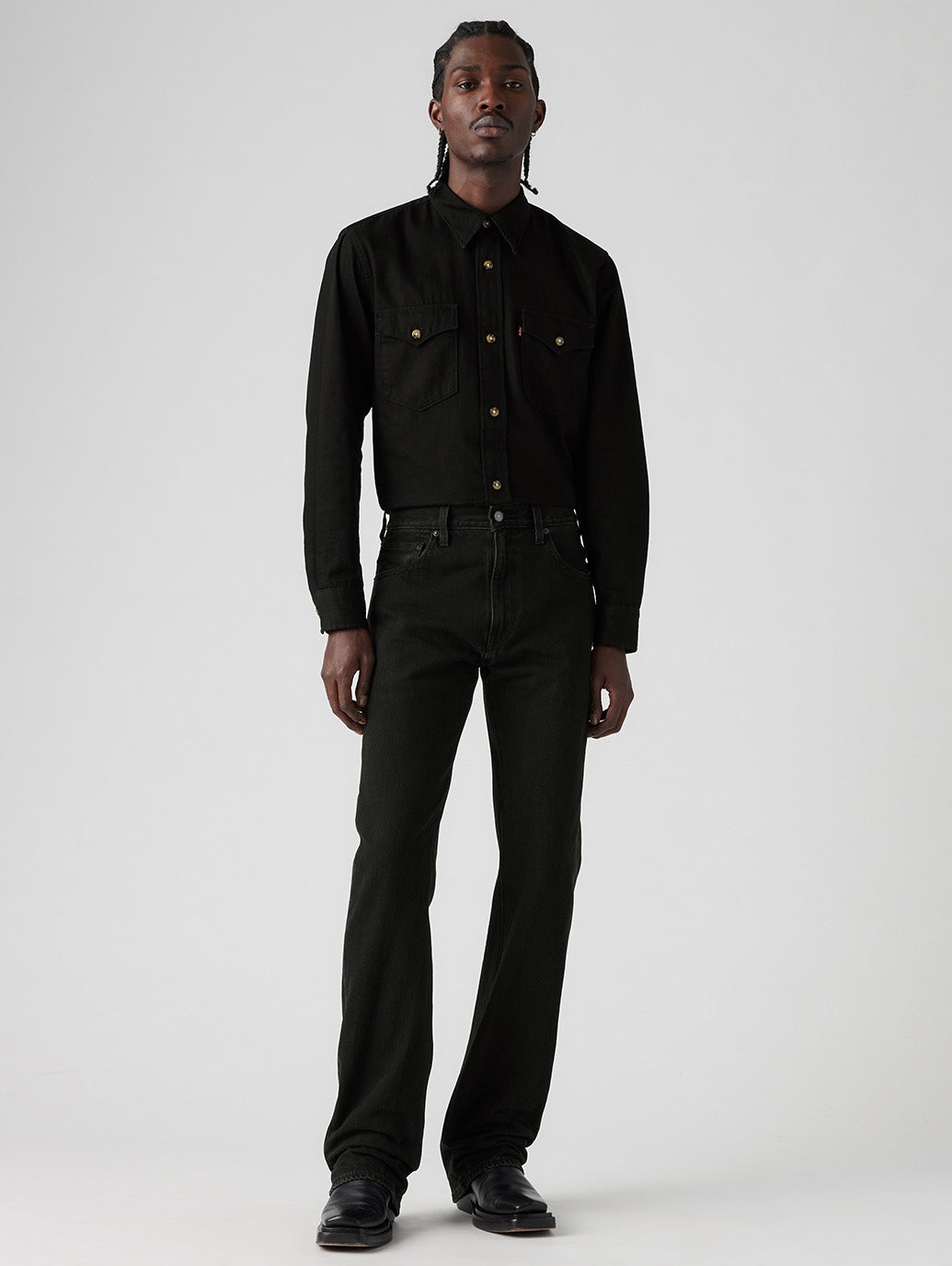 517™ ブーツカット ジーンズ ブラック 