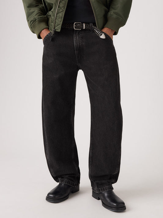 BAGGY バレルジーンズ ブラック