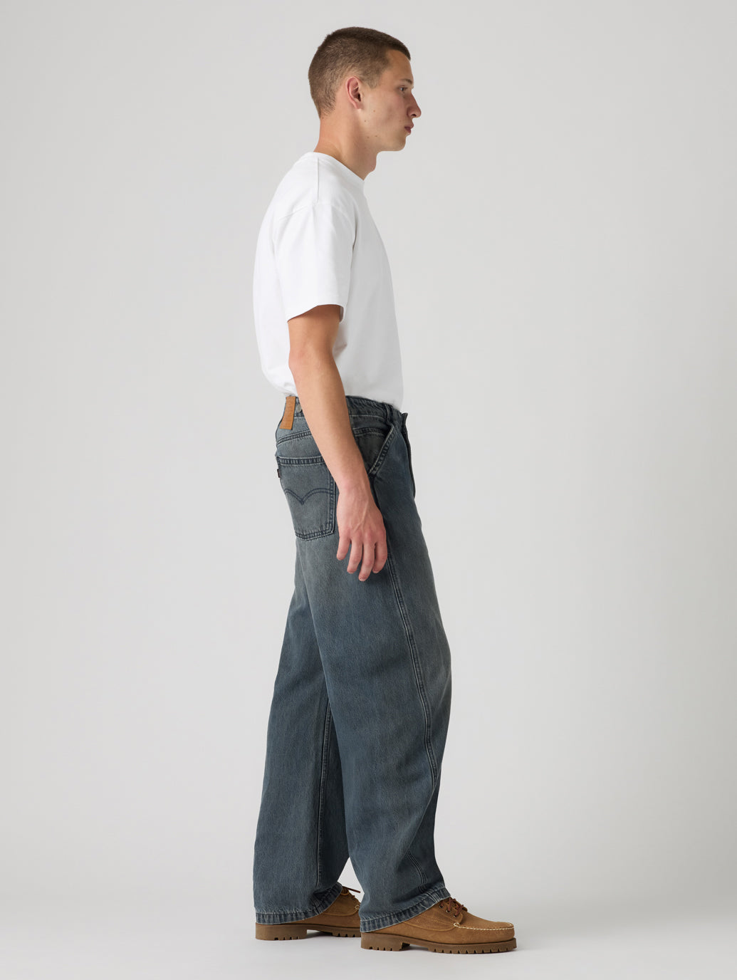 BAGGY バレルジーンズ ミディアムインディゴ