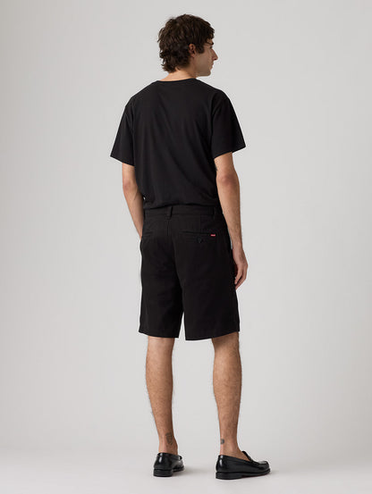 バギープリーツショーツ ブラック