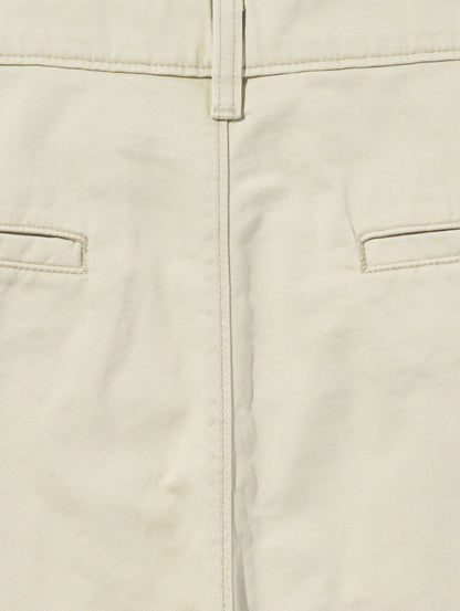 バギープリーツショーツ ホワイト