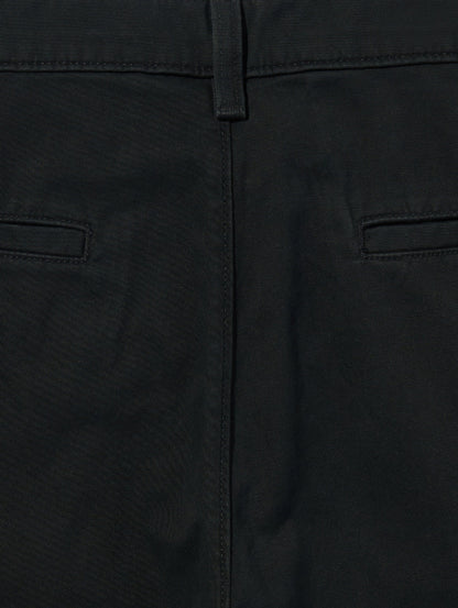 バギープリーツショーツ ブラック