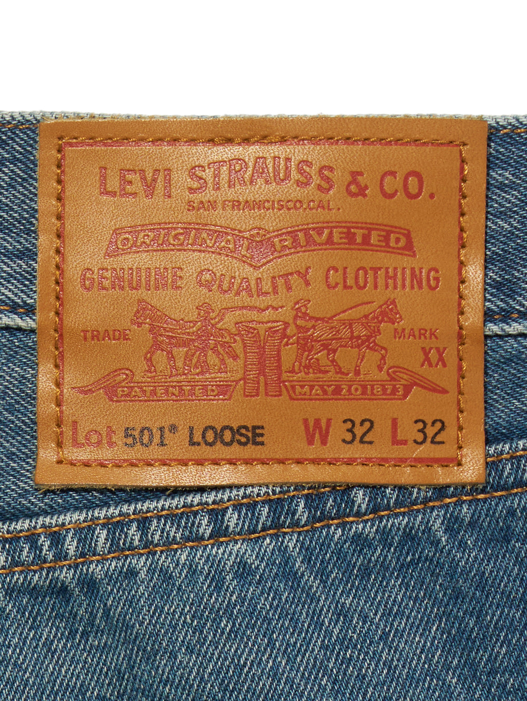 501® LOOSE ジーンズ ミディアムインディゴ – リーバイス®公式