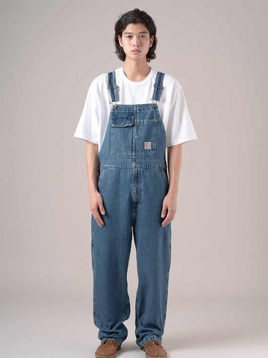 WORKWEAR LOOSEオーバーオール ミディアムインディゴ