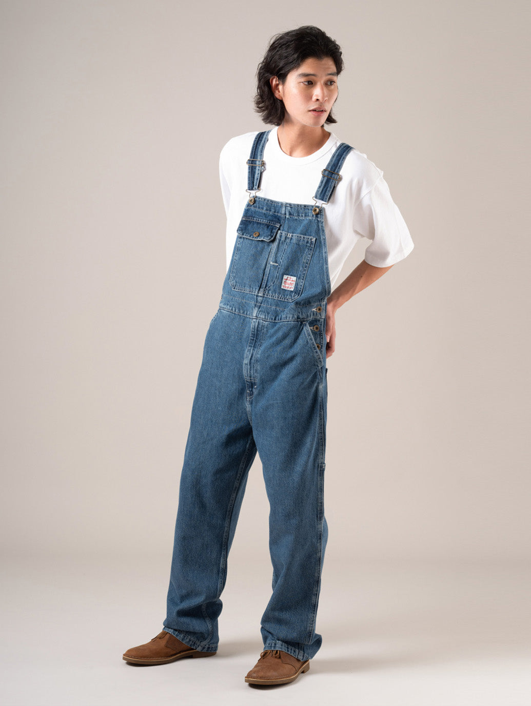 WORKWEAR LOOSEオーバーオール ミディアムインディゴ