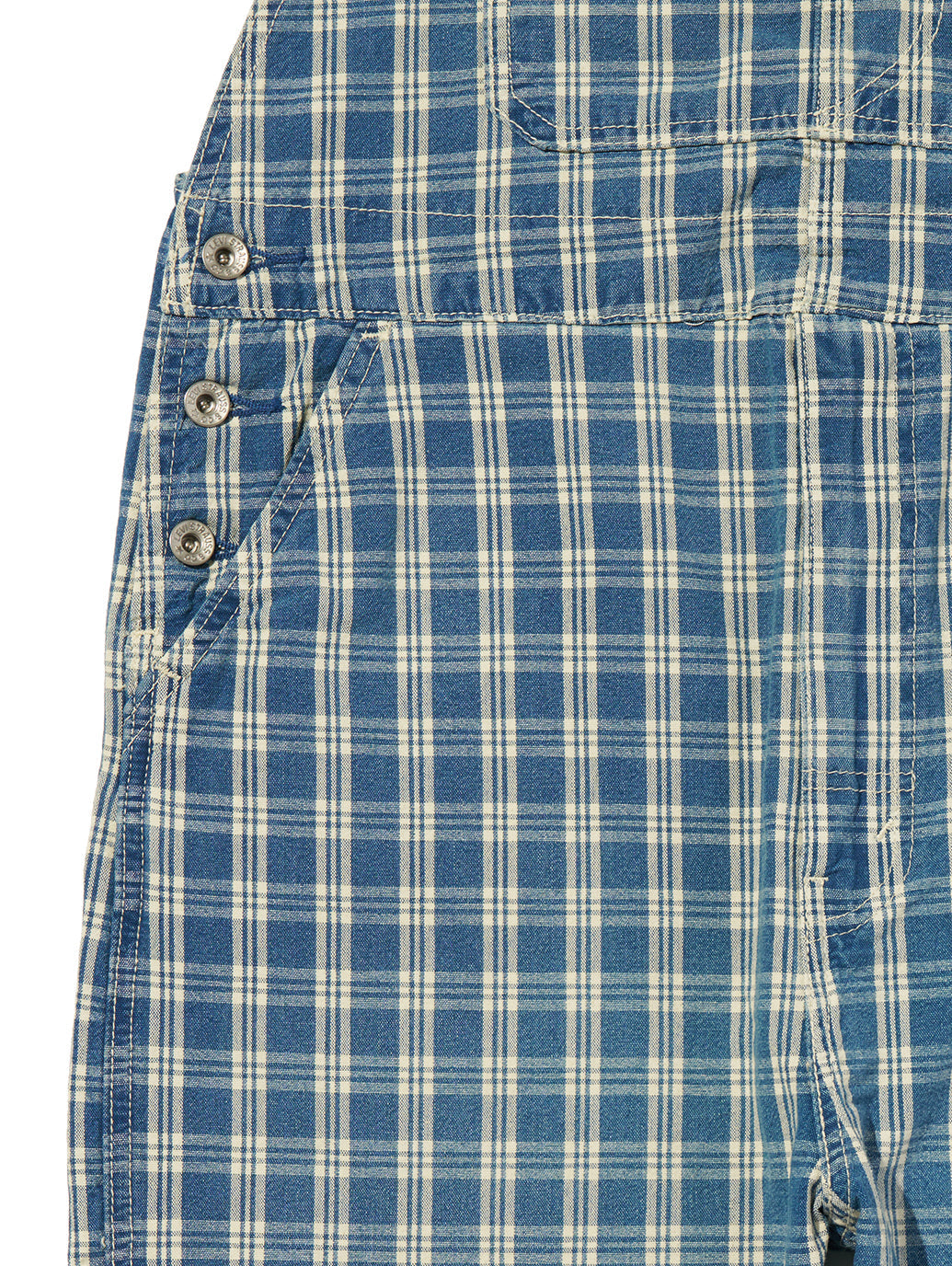 WORKWEAR LOOSEオーバーオール チェック