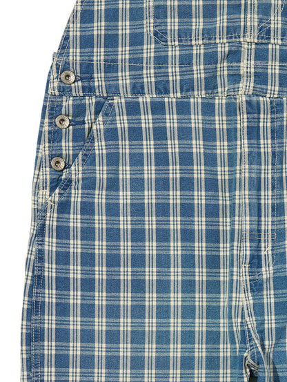 WORKWEAR LOOSEオーバーオール チェック