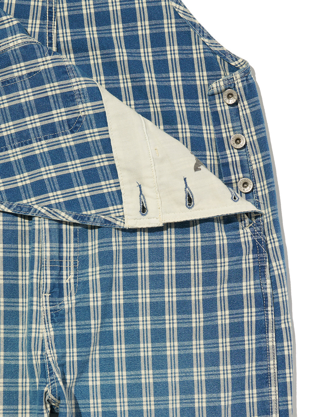 WORKWEAR LOOSEオーバーオール チェック