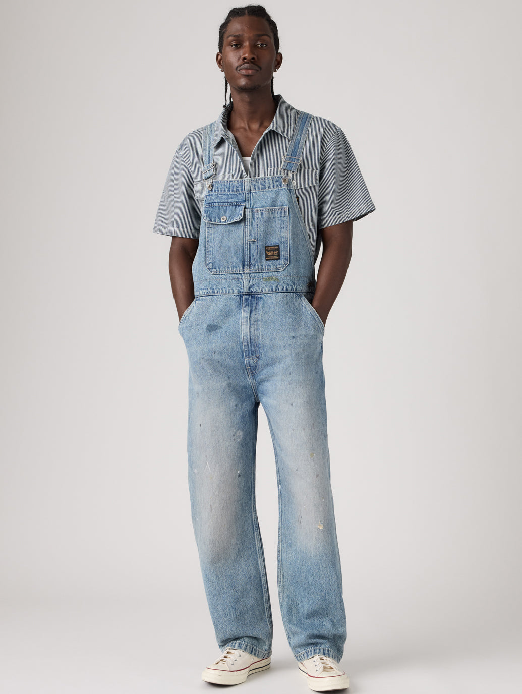 WORKWEAR LOOSEオーバーオール ミディアムインディゴ