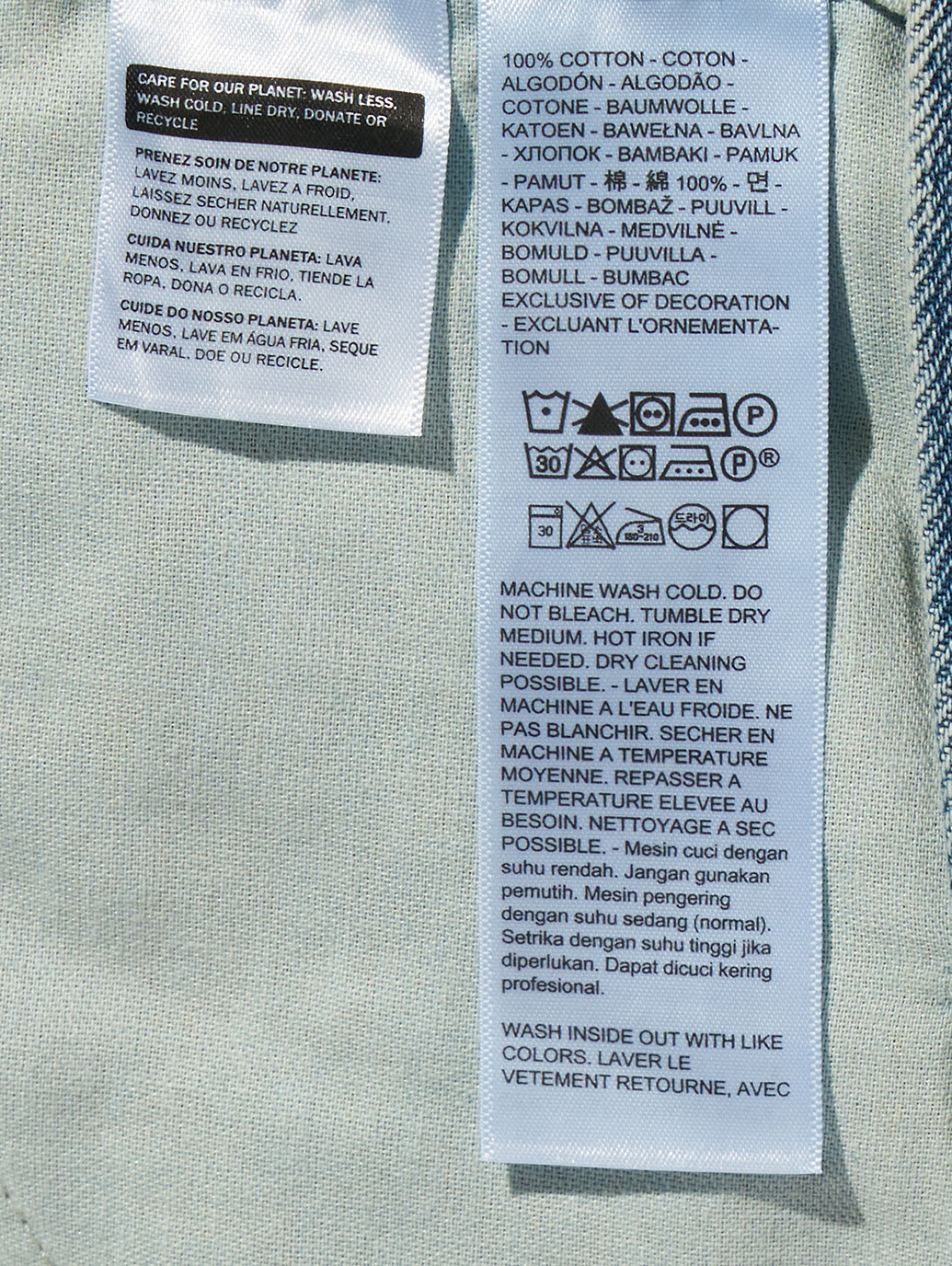 WORKWEAR LOOSEオーバーオール ミディアムインディゴ