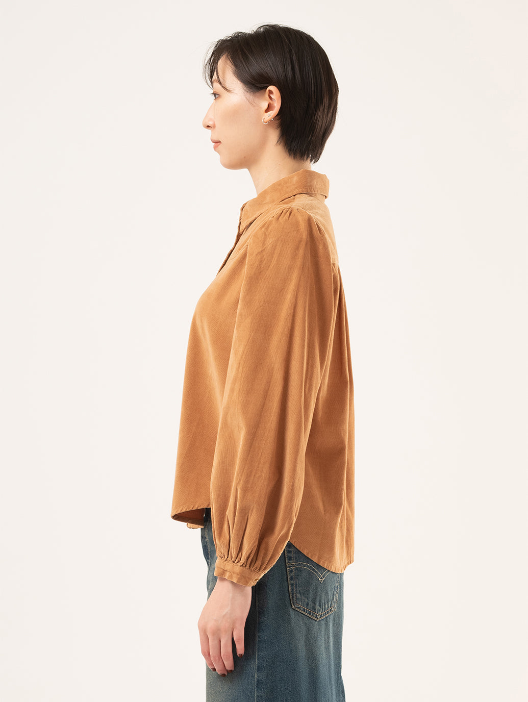 コーデュロイ ウエスタンシャツ