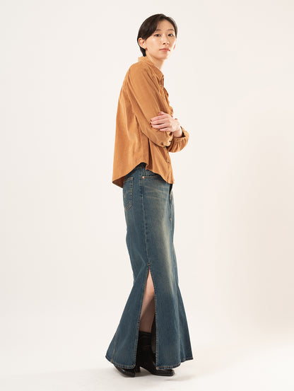 コーデュロイ ウエスタンシャツ