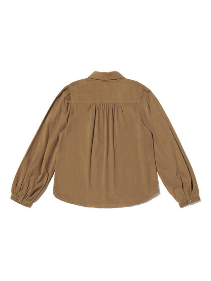 コーデュロイ ウエスタンシャツ