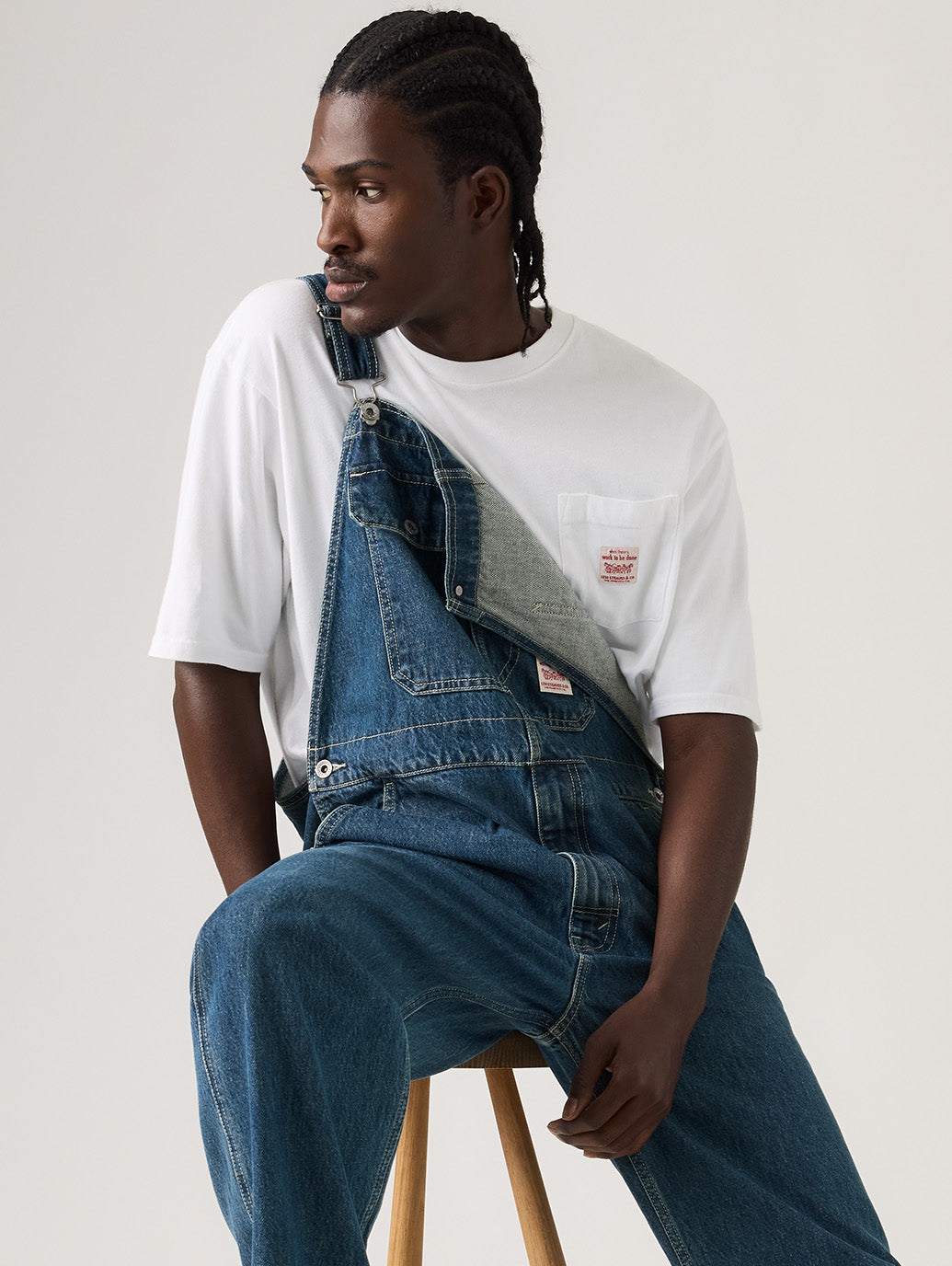 WORKWEAR LOOSEオーバーオール ミディアムインディゴ – リーバイス