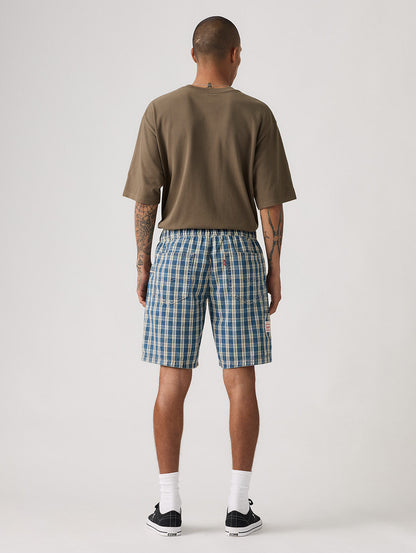 WORKWEAR プルオンワークショーツ チェック