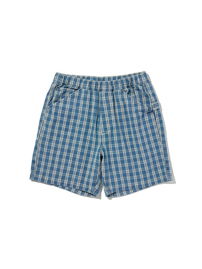 WORKWEAR プルオンワークショーツ チェック