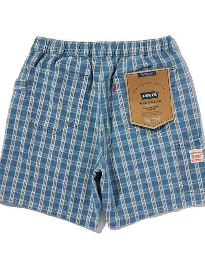 WORKWEAR プルオンワークショーツ チェック