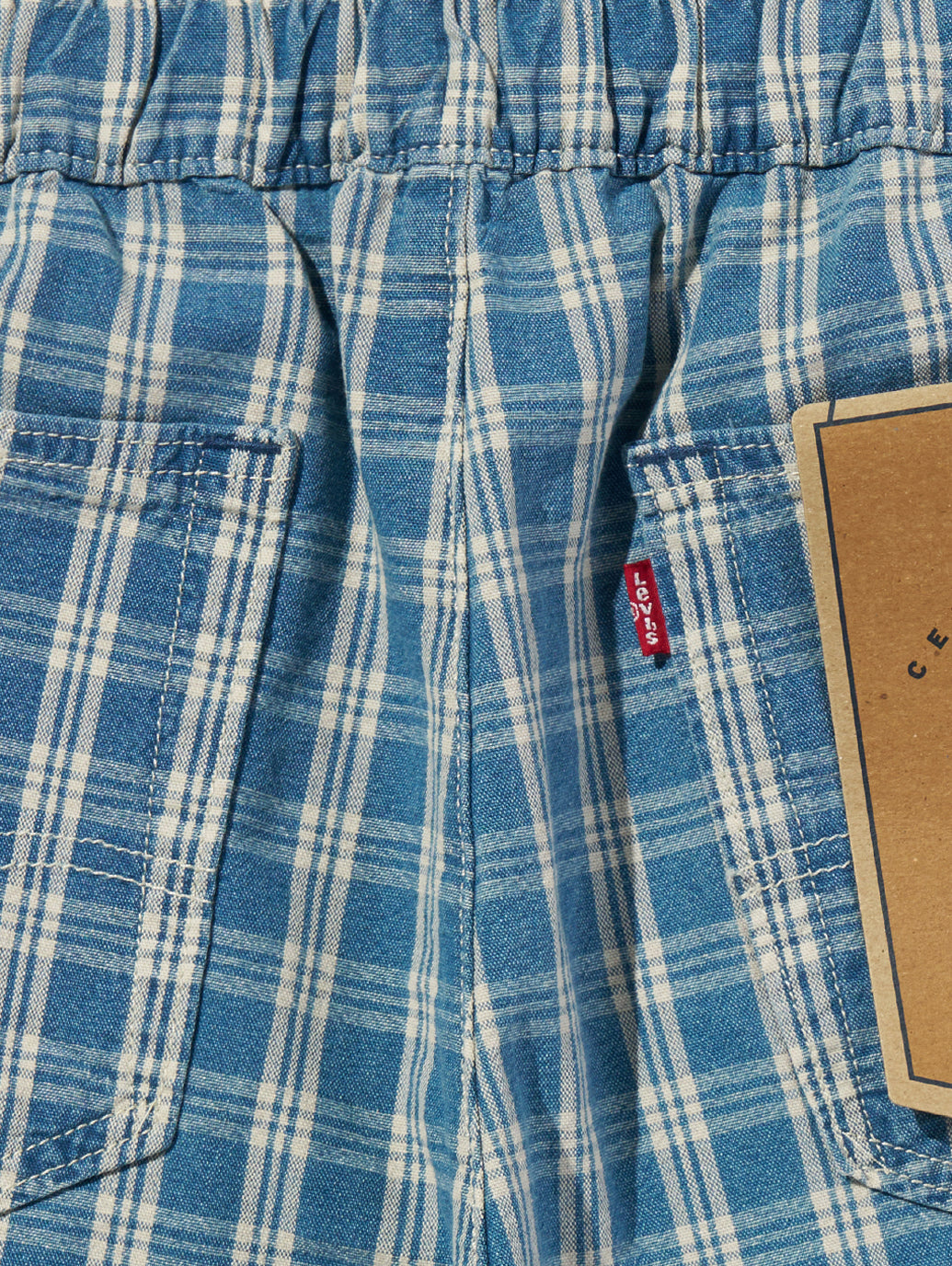 WORKWEAR プルオンワークショーツ チェック