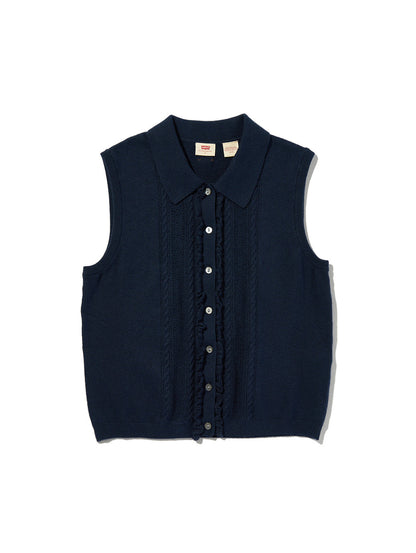 スーパーソフト ミニ ラッフル ベスト トップ