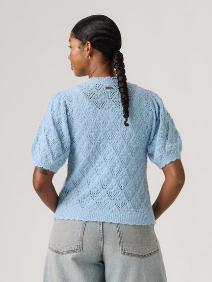 PAULINE  ポインテールショートスリーブカーディガン