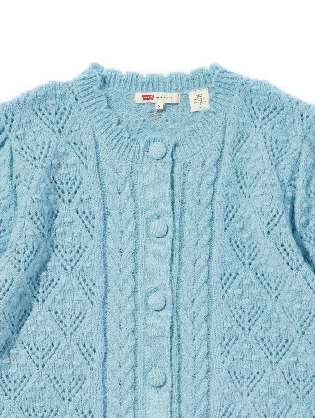 PAULINE  ポインテールショートスリーブカーディガン