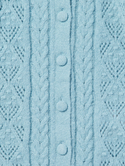 PAULINE  ポインテールショートスリーブカーディガン