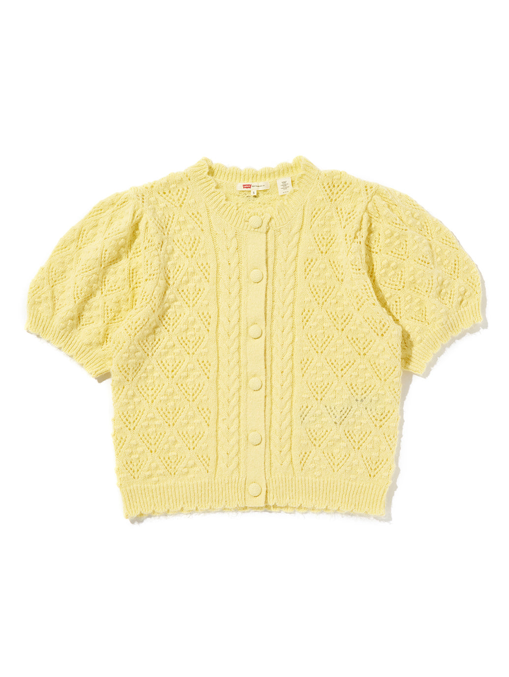 PAULINE  ポインテールショートスリーブカーディガン