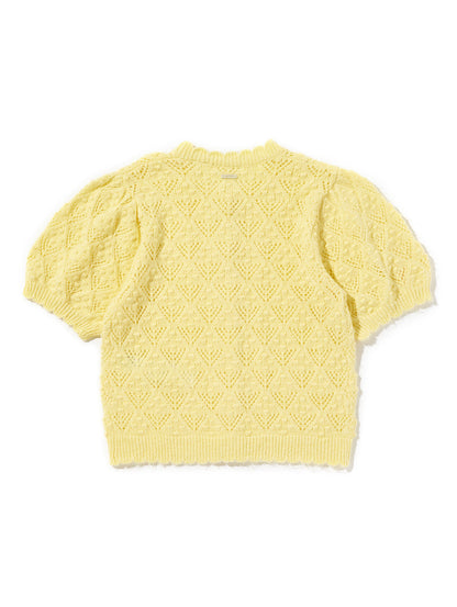 PAULINE  ポインテールショートスリーブカーディガン