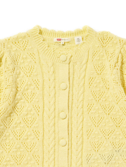 PAULINE  ポインテールショートスリーブカーディガン