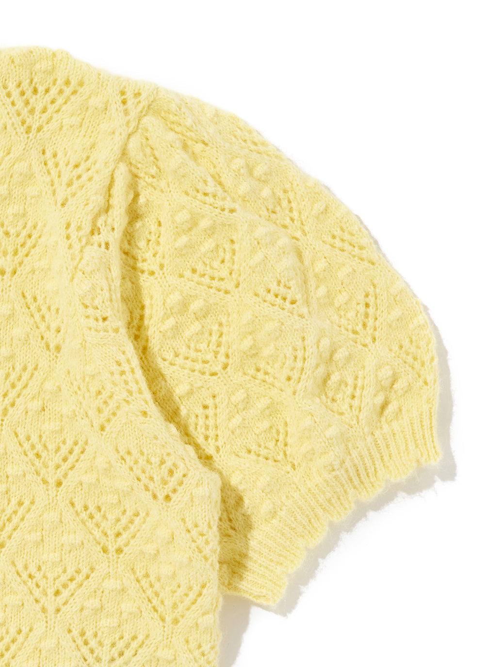 PAULINE  ポインテールショートスリーブカーディガン