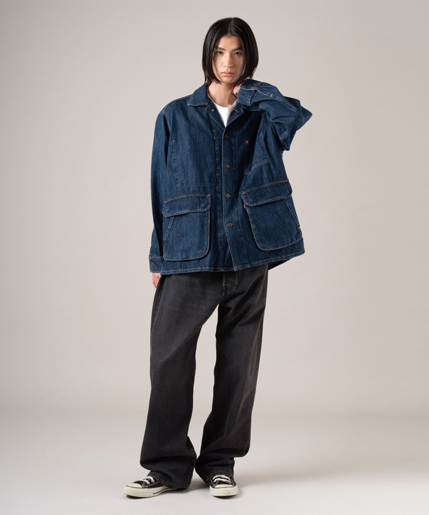 デニムエンジニアジャケット