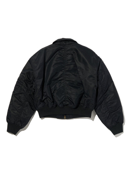 ボウイ クロップド ボンバージャケット