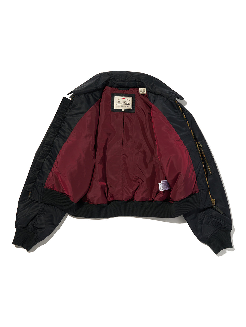 ボウイ クロップド ボンバージャケット