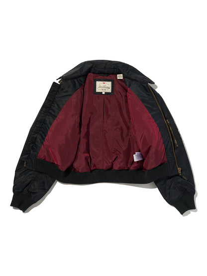 ボウイ クロップド ボンバージャケット