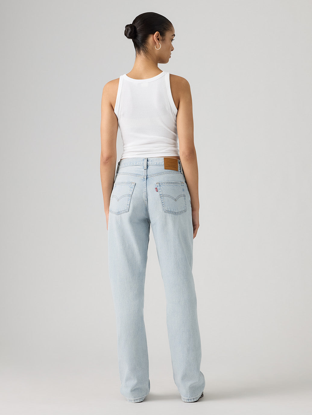 EASY DAD ジーンズ ライトインディゴ