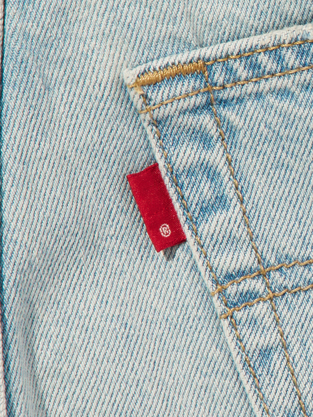 EASY DAD ジーンズ ライトインディゴ