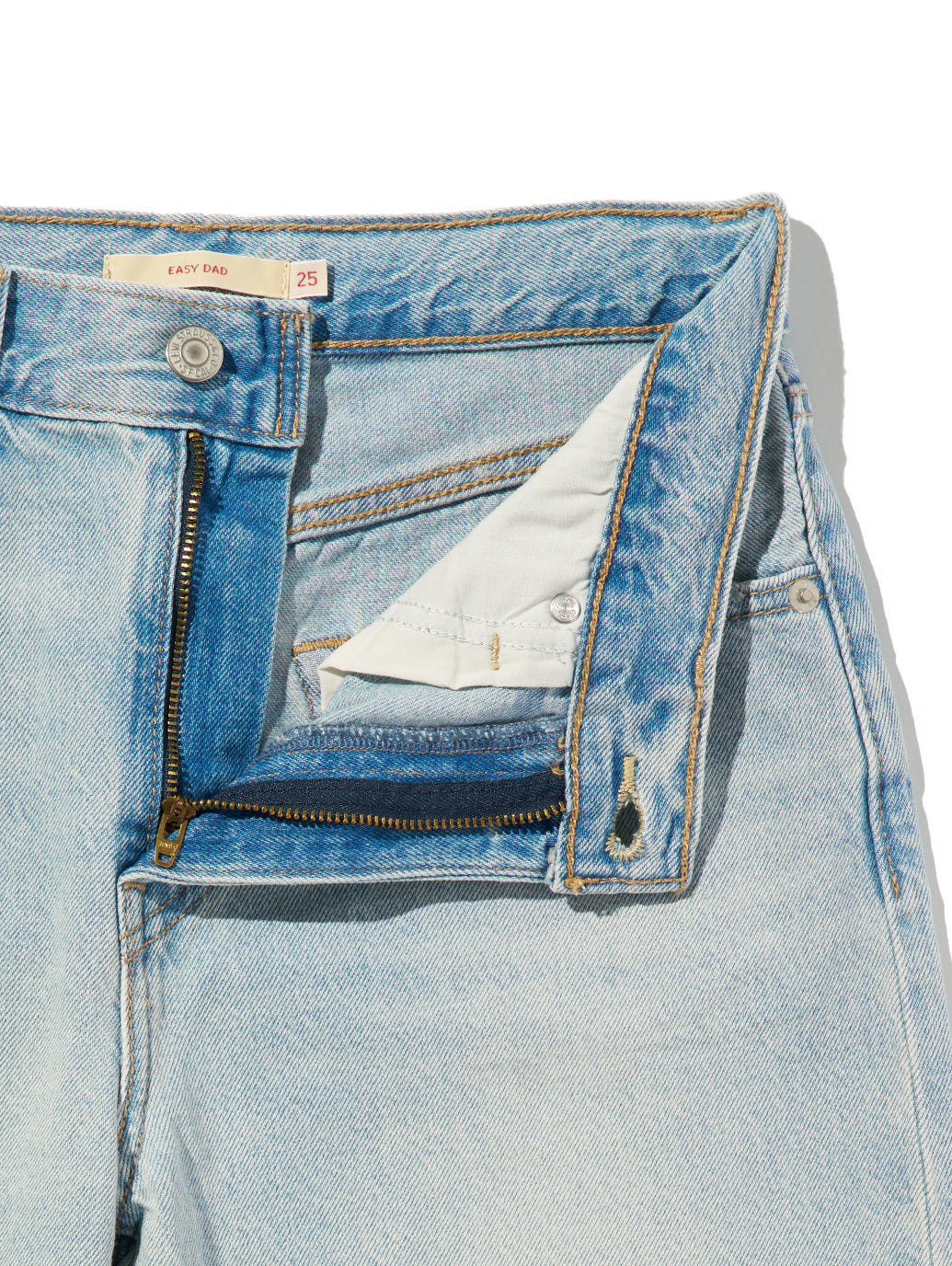 EASY DAD ジーンズ ライトインディゴ