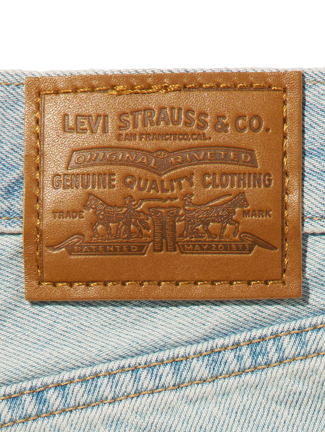 EASY DAD ジーンズ ライトインディゴ