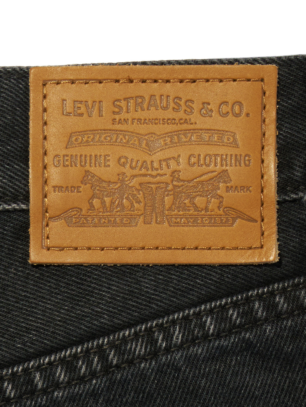 EASY DAD ジーンズ ブラック