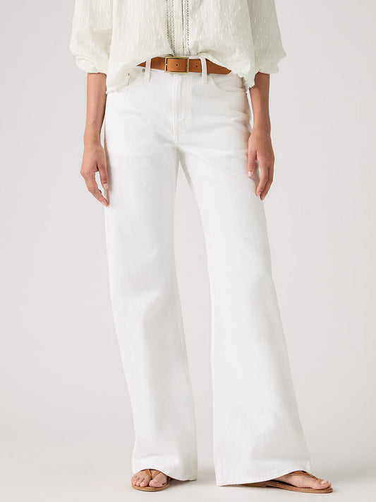 LOOSE BOOT ジーンズ ホワイト