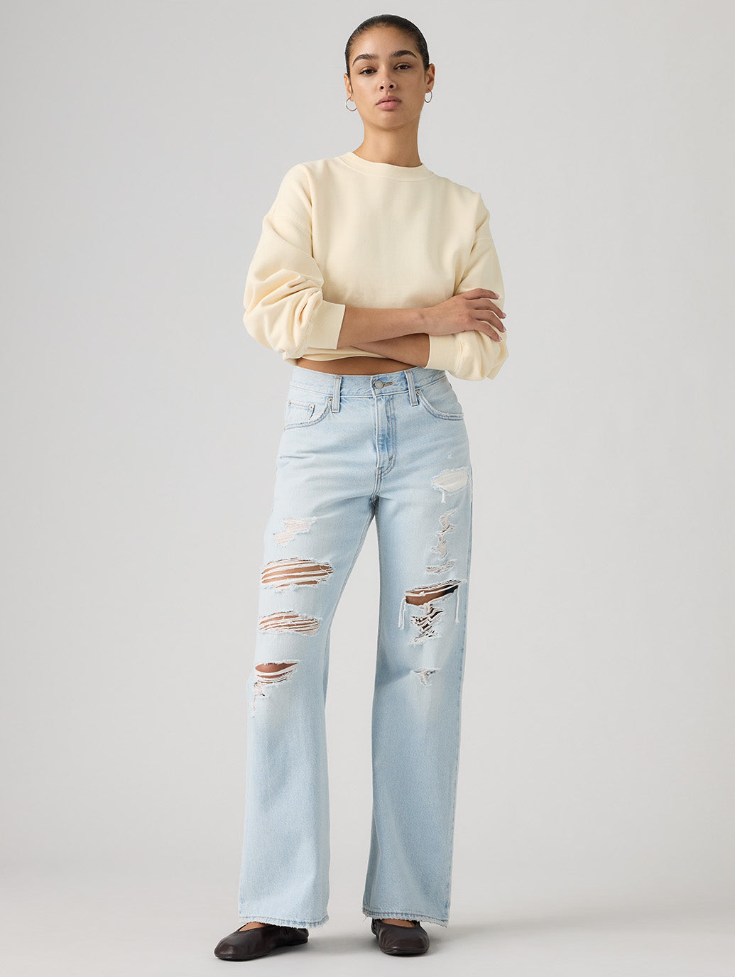 LOOSE BOOT ジーンズ ライトインディゴ