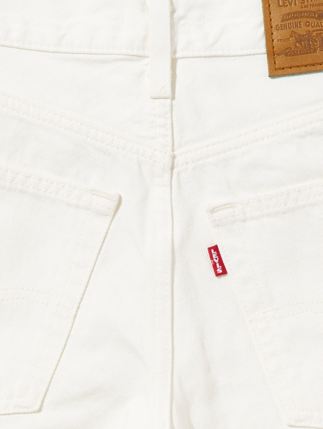 LOOSE BOOT ジーンズ ホワイト