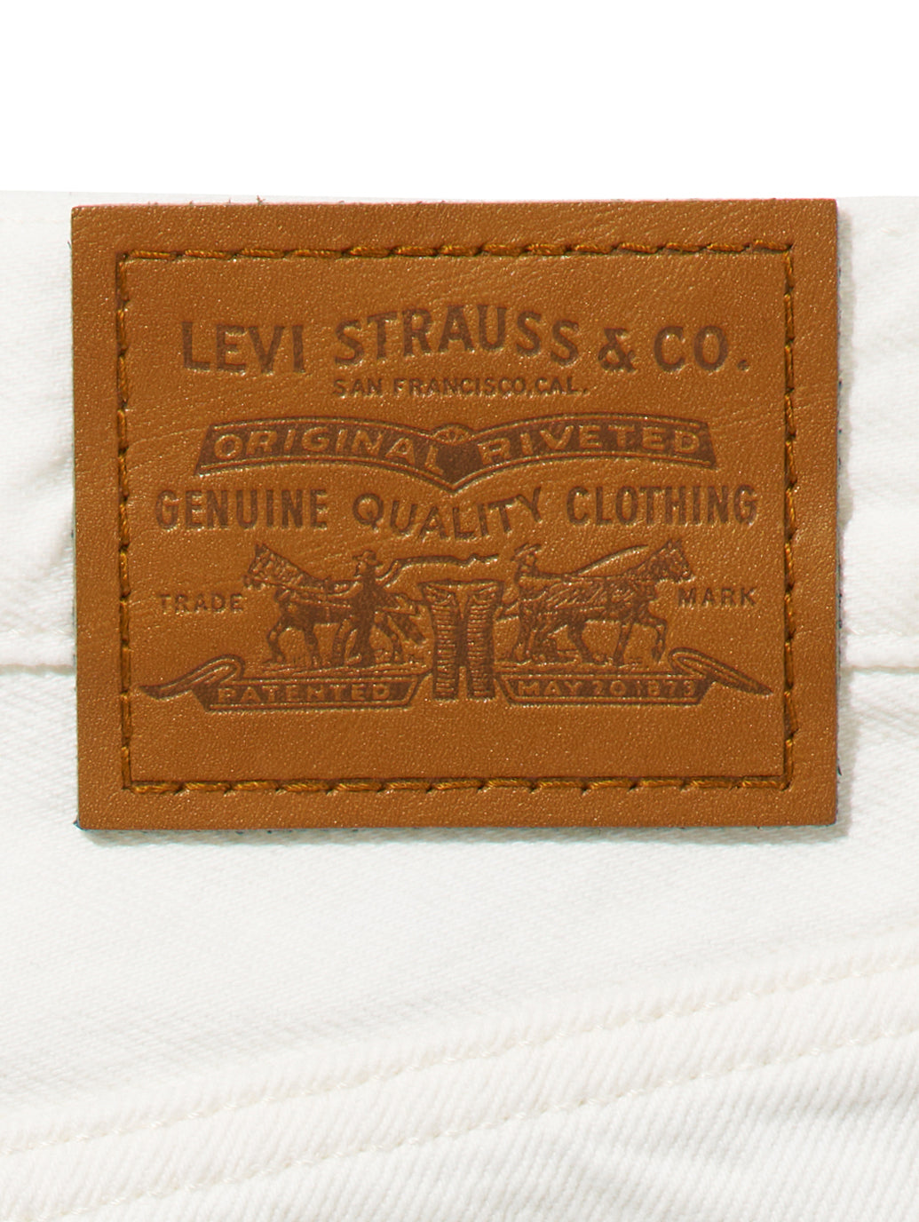 LOOSE BOOT ジーンズ ホワイト