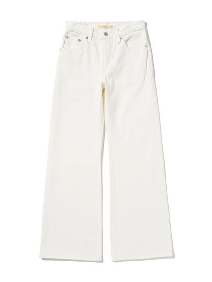 LOOSE BOOT ジーンズ ホワイト