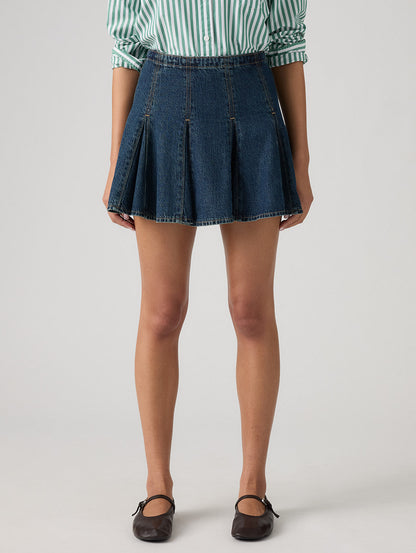 ゴデットミニスカート ダークインディゴ