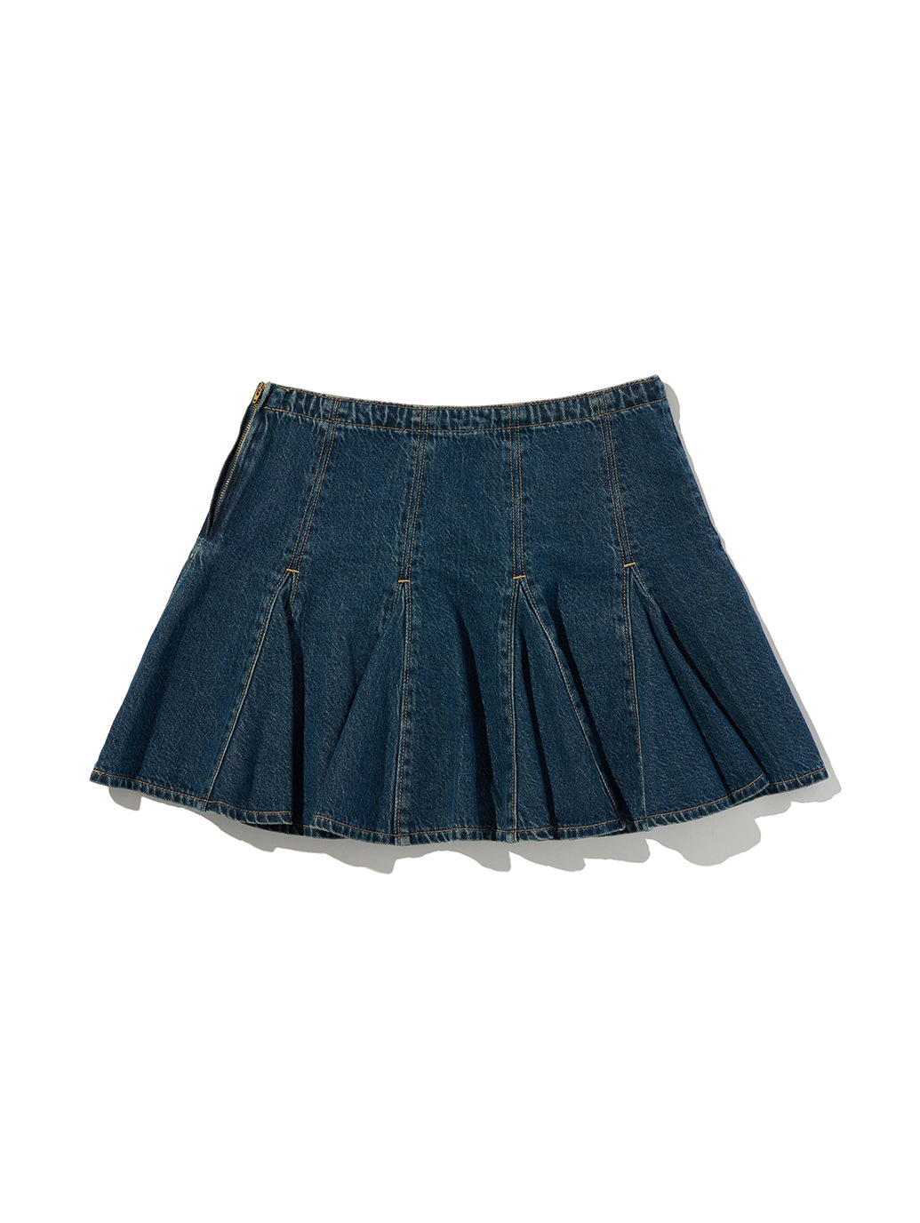 ゴデットミニスカート ダークインディゴ