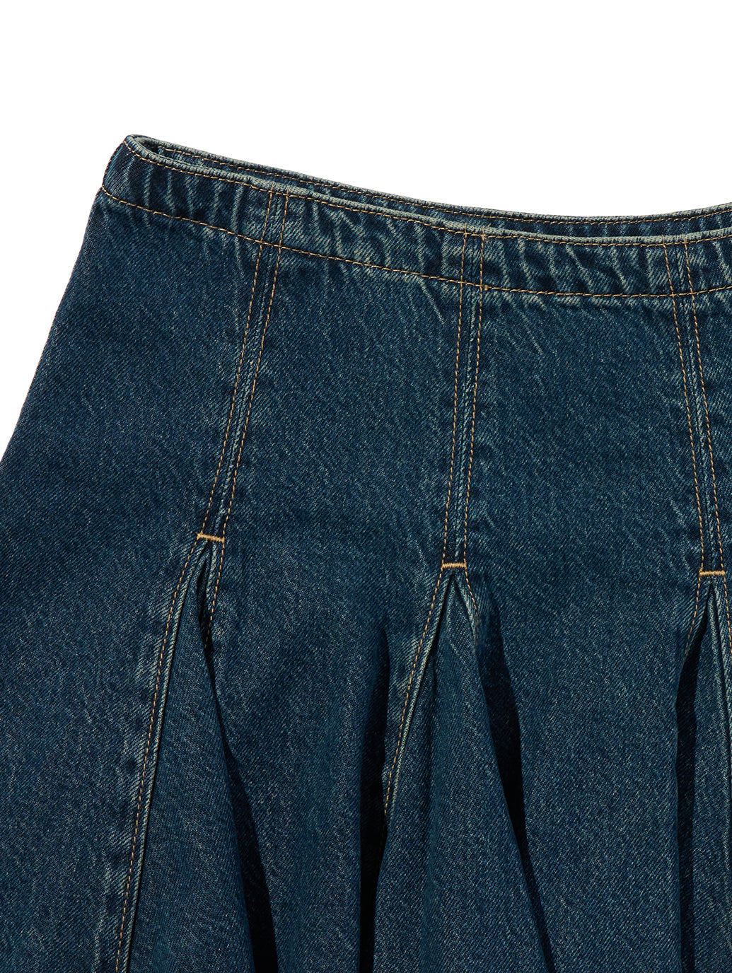 ゴデットミニスカート ダークインディゴ