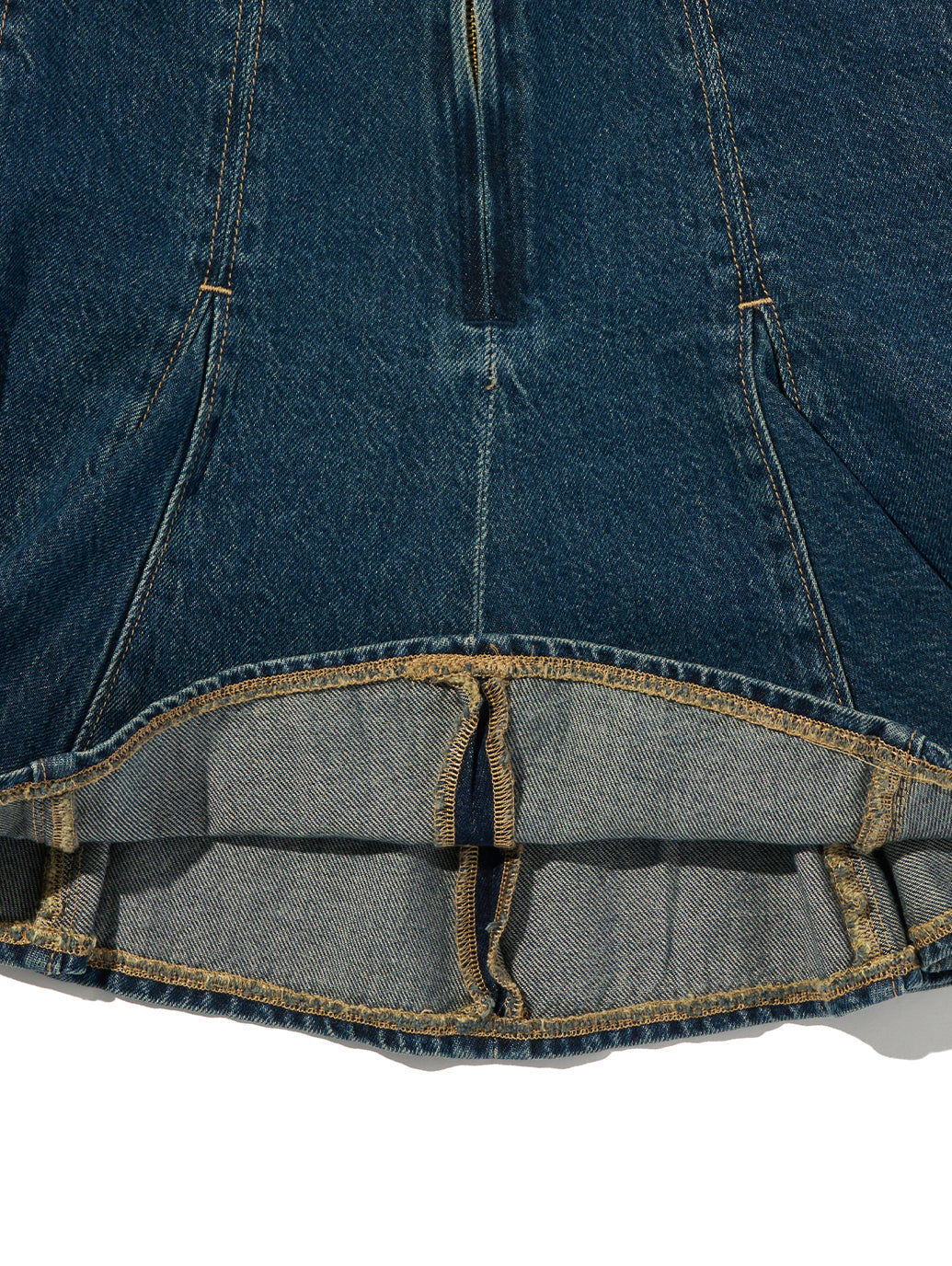 ゴデットミニスカート ダークインディゴ