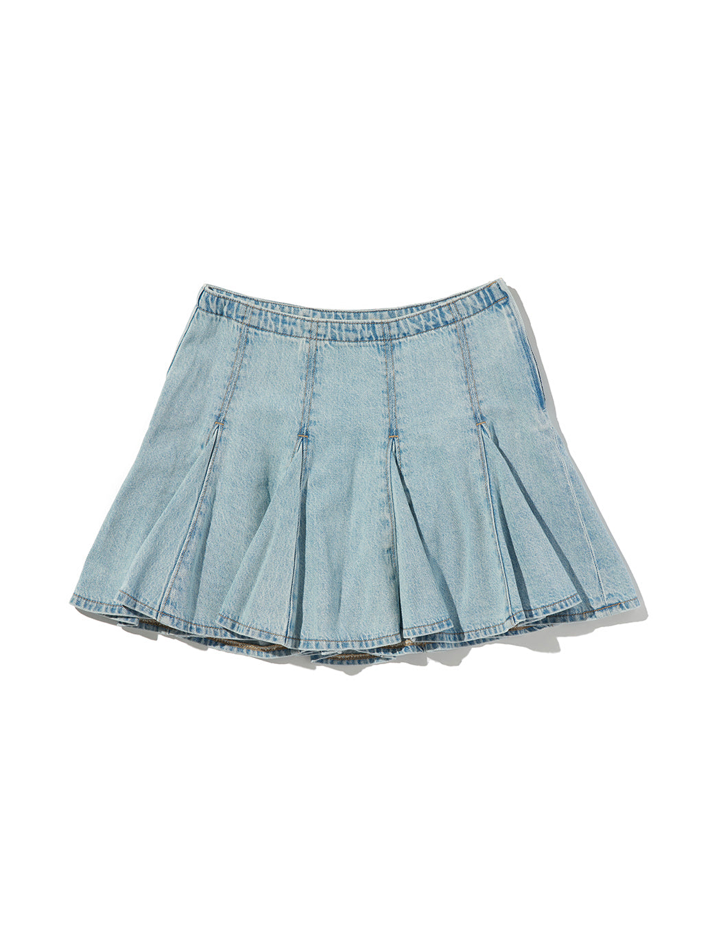 ゴデットミニスカート ライトインディゴ