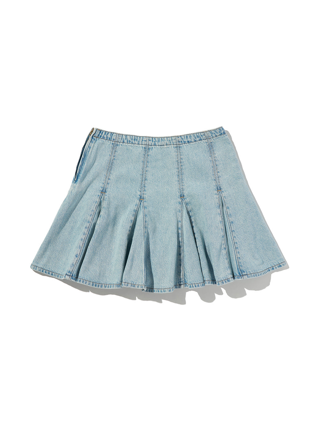 ゴデットミニスカート ライトインディゴ